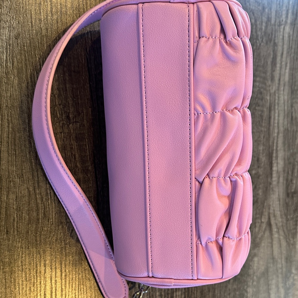 💅🏻💓NWOT Iconic 2000's Juicy Couture Pink Ruched Hand Bag - Picture 4 of 6